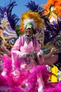 - JANUARY 1 - Female troop leader dances in Junkanoo, a cultural festival in Nassasu in Jan 1, 2011