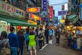 Gongguan night market in taipei, taiwan