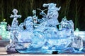 January 2015 - Harbin, China - International Ice and Snow Festival Royalty Free Stock Photo