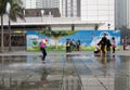 January 21, 2015, Hong Kong, : slow speed shutter show Children