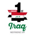 1-January-Iraq Independence Day