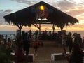 28 January 2018 Jamaica, `Ricks cafe` seaside cafe