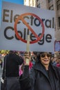 JANUARY 21, 2017, LOS ANGELES, CA. 750,000 participate in Women's March, activists protesting Donald J. Trump in nation's largest