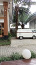 January 2023. Medan, Indonesia. a white Volkswagen