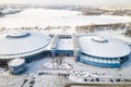 January 16, 2021.Modern complex of the state cultural and sports institution Chizhovka-Arena in Minsk. Belarus Royalty Free Stock Photo