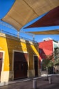 Barrio Antiguo architecture in Monterrey Mexico Royalty Free Stock Photo