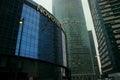 January 11, 2018, Moscow, Russia,View of the towers `Federation` and `City of capitals` of the business center `Moscow City`