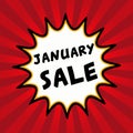 January Sale Illustration