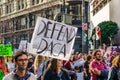 January 19, 2019 San Francisco / CA / USA - Women`s March `Defend DACA` sign
