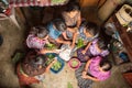 A group of Mayan women preparing food in Guatemala