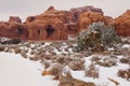 January Snow at Arches