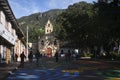 Tibas Square, Divine Savior Parish of Sopo in Cundinamarca, Colombia