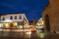 January 20, 2019 streets of the city of Cusco Peru night Royalty Free Stock Photo