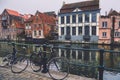 Canal and Bikes in Ghent