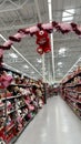 Valentines Day 2023 Decorations and Display at Walmart Store in San Diego, CA