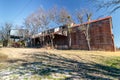 Old Crawford Mill in Walburg Texas, Movie Set Royalty Free Stock Photo