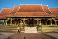 14 January 2020, Wat Sirindhornwararam at warinchamrab of Ubonrachchathani thailand
