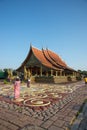 14 January 2020, Wat Sirindhornwararam at warinchamrab of Ubonrachchathani thailand