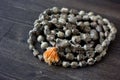 Japa mala rosary - hinduism and buddism rosary made from tulsi tree for hare krishna chanting