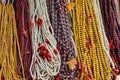 A Japamala or mala is a string of prayer beads commonly used in Hinduism