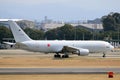 Japan Air Self-Defense Force Boeing KC-767 aerial refueling and strategic transport aircraft.