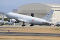 Japan Air Self-Defense Force Boeing KC-767 aerial refueling and strategic transport aircraft.
