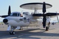 Japan Air Self-Defense Force Northrop Grumman E-2C Hawkeye airborne early warning (AEW) aircraft.