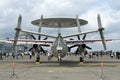 Japan Air Self-Defense Force Northrop Grumman E-2D Advanced Hawkeye airborne early warning (AEW) aircraft.