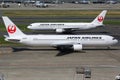 Japan Airlines Boeing 767-300 at Tokyo Haneda airport