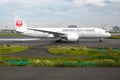 Japan Airlines JA 821 J, JAL, Boeing 787, Aircraft at Shinagawa Airport, Tokyo, Japan