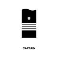 japan captain military ranks and insignia glyph icon