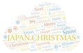 Japan Christmas word cloud