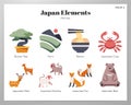 Japan elements flat pack