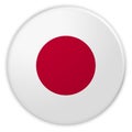 Japan Flag Button, News Concept Badge Royalty Free Stock Photo
