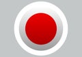 Japan flag. Japanese. Japan sun flag background. Royalty Free Stock Photo