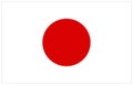 Japan flag Royalty Free Stock Photo