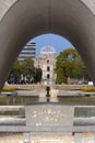 Japan - Hiroshima - the Gembaku Domu and Hiroshima Memorial Cenotaph