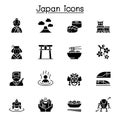 Japan icon set vector illustration graphic design