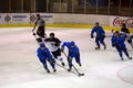 Japan - Kazahstan U 20 ice hockey match Royalty Free Stock Photo