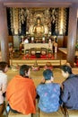 Japan. Kyoto. Buddha statue inside Chion-in temple