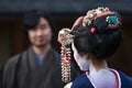 Japan - Kyoto - The Gion neighborhood and geisha Royalty Free Stock Photo