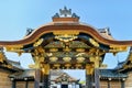 Japan. Kyoto. Nijo Castle. The karamon main gate to Ninomaru Palace