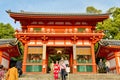 Japan. Kyoto. Yasaka shrine temple