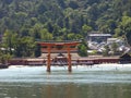 JAPAN. Miyajima. The big torii