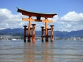 JAPAN. Miyajima. The big torii