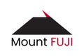 Japan Mount Fuji, Fuji-san, Fujiyama logo Royalty Free Stock Photo