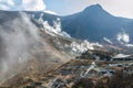 Japan mountain at Owakudani