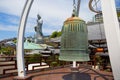 Japan. Nagasaki. The bell in the Fukusai templel.