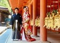 Japan. Nara. Traditional wedding