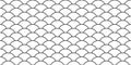 Japan ocean wave line seamless pattern isolated vector wallpaper background doodle Royalty Free Stock Photo